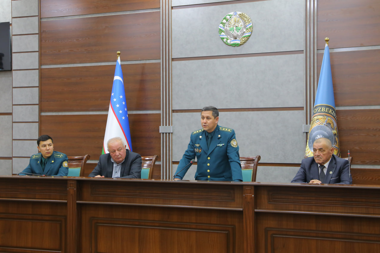 В Управлении внутренних дел Сырдарьинской области состоялась встреча трех поколений
