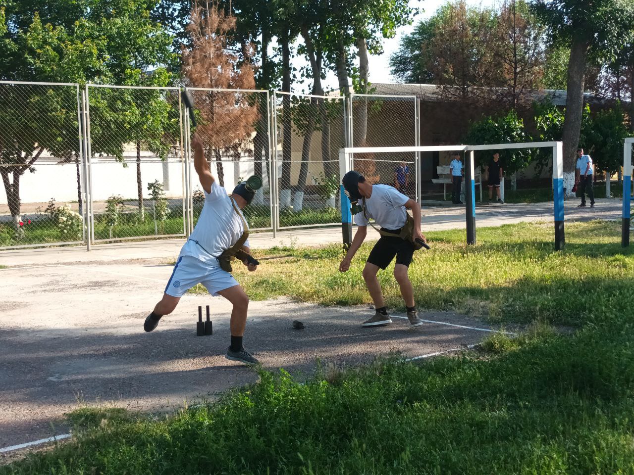 A military-sports competition was organized at the Lyceum.