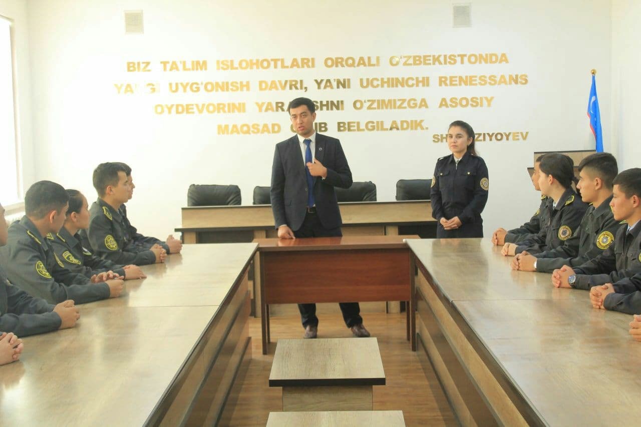 Oʻzbekiston Respublikasi IIV Sirdaryo akademik litseyi oʻquvchilari bilan  “Yosh Saylovchi…
